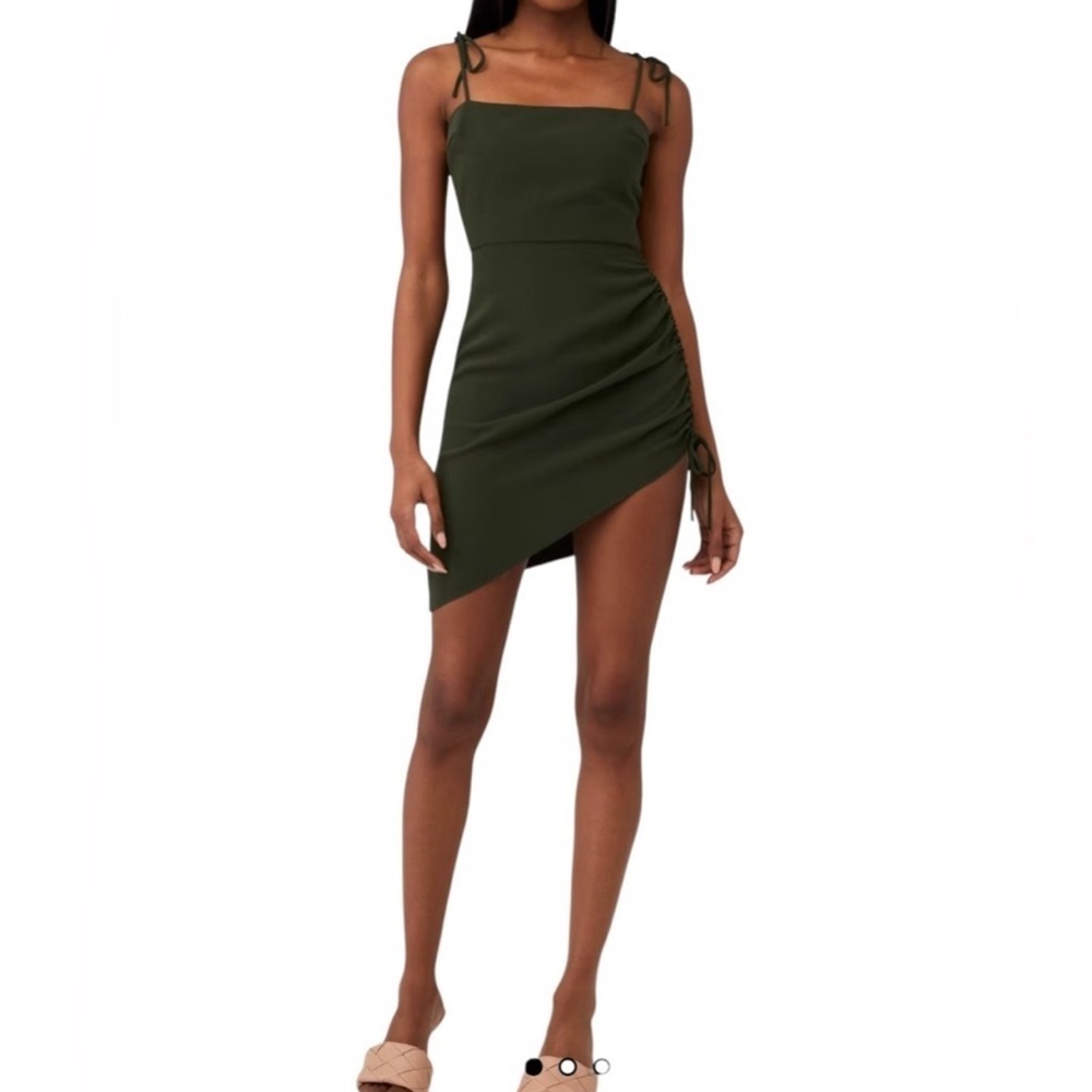 Amanda Uprichard Green Chiara Dress
